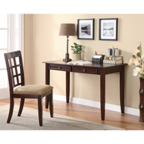 Desk and best sale chair set wayfair